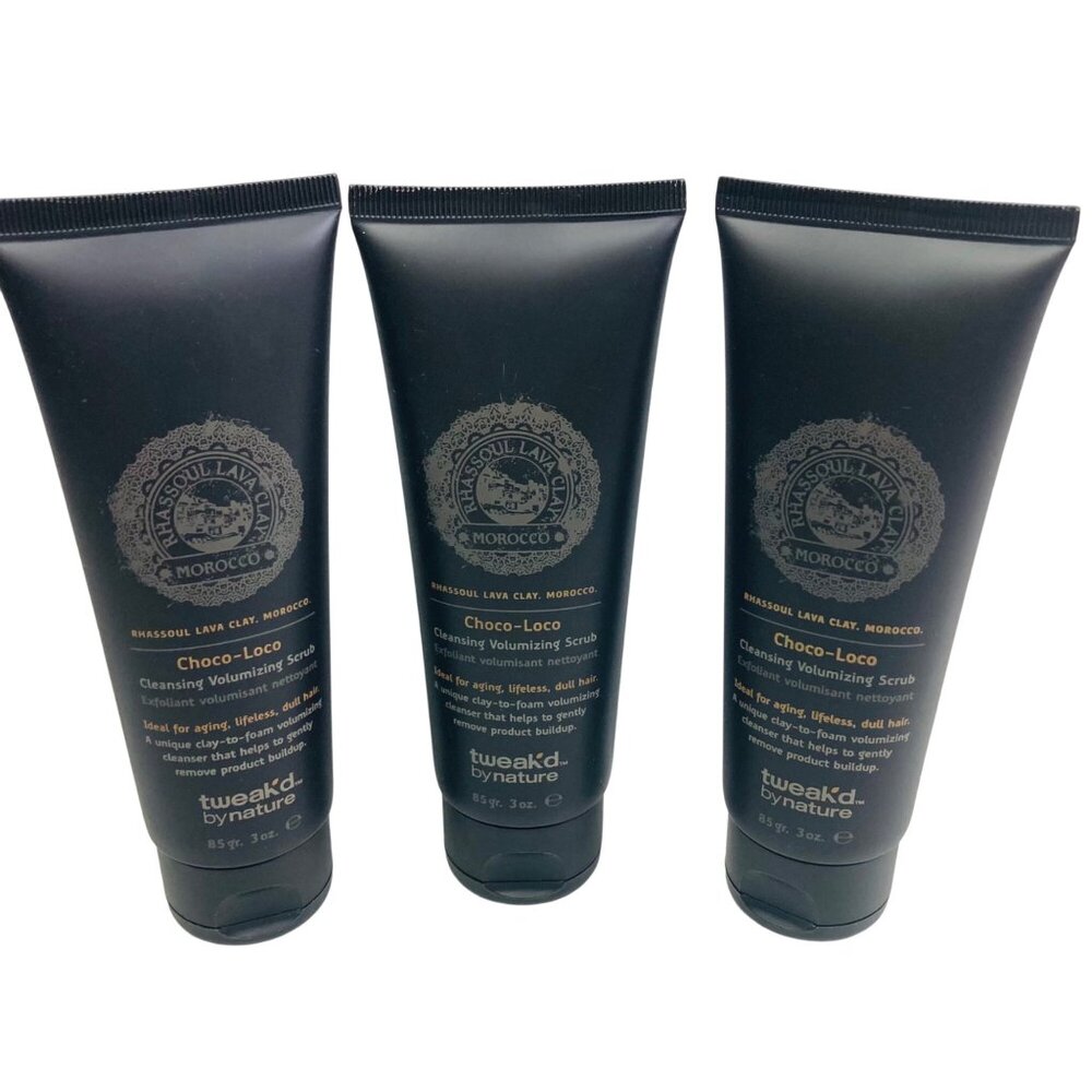 Tweak'd Nature Choco-Loco Cleansing Volumizing Scrub Hair Scalp 3oz New Sealed